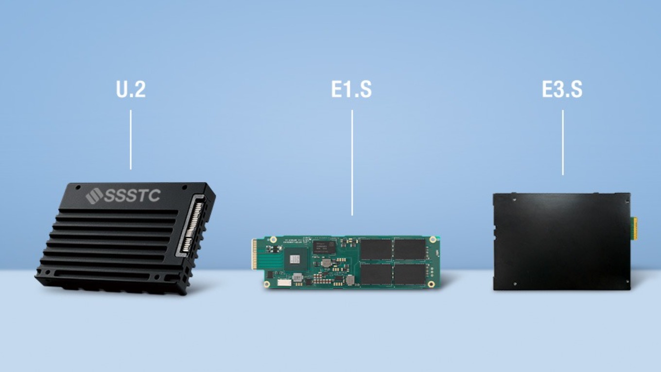 U.2、E1.S、E3.S 規格比較