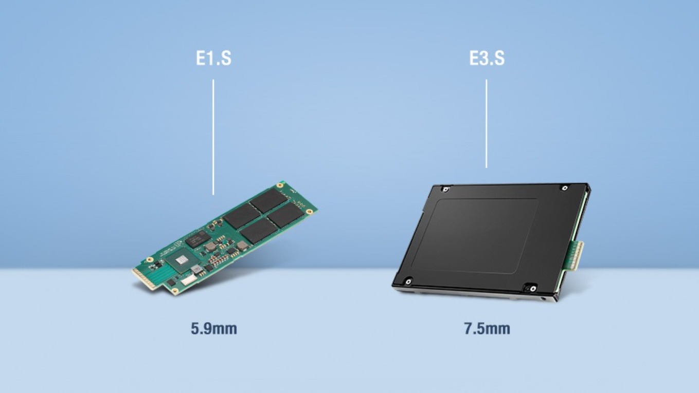 U.2、E1.S、E3.S 規格比較